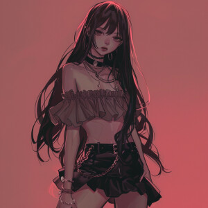 a feminine boy, girly boy, cute boy, trap, long hair, girly outf...