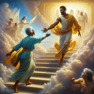 Prompt: An ultra realistic oil painting of an africanAmerican b...
