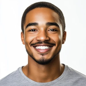 A Man - Relaxed Smile - Clean Face & Modest Face - Region: Afric...