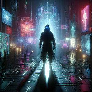 In the midst of a neon-noir time-warped digital dystopia, a shad...