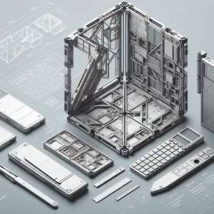 Design a foldable AI calculator inspired by the Samsung Galaxy Z...