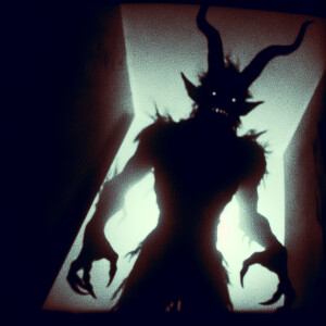 Demon caught on camera footage