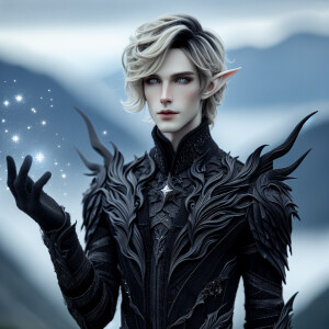 Caranthir-Ar-Fieniel from the Witcher uses magic to alter the st...