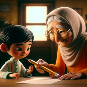 Once, a little boy asked his grandmother to tell him the secrets...