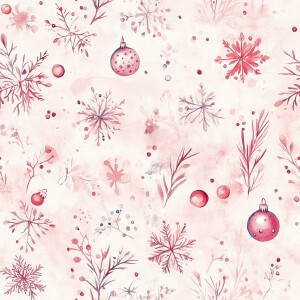 Design a seamless, tileable pattern with christmas elements like...