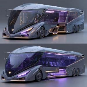 imagine prompt: Futuristic cyberpunk vehicle, Corvette speed mee...