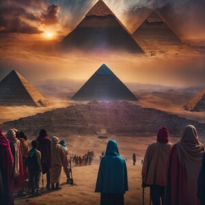 Extraterrestrial beings orchestrating the construction of the Gr...