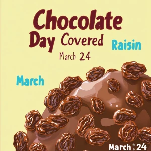 cartoon style image; primary banner states “National Chocolate C...