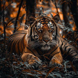 Create me a photo of a tiger in Thailand