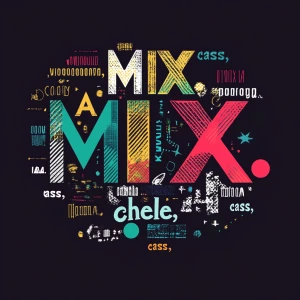 Generate an image that contains the words "MIX," "chele," "cass,...