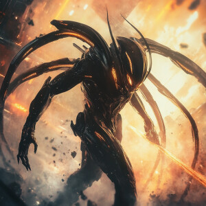 An otherworldly Reaper alien morphs into a formidable master war...