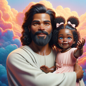 Create a 3D realistic artwork featuring the phrase 'Jesus Saves'...