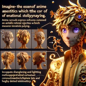 Create an illustration of Gholdengo, the Pokemon characterized b...