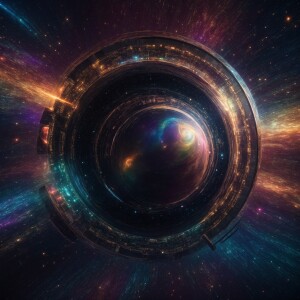 In the digitalized mysterious deep space probe, intricate circui...