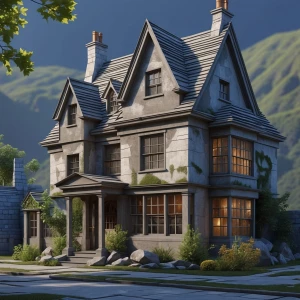 A nice old house as in Harry Potter