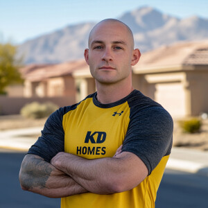 Michael Angelucci age 24, a balding man beginning transition to...