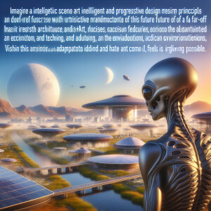 To see myself as an alien and living in it