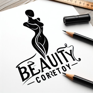 logo body correction studio “beauty slim body” female body silho...
