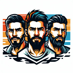 Create a logo for a twitch channel for 3 brothers who stream the...