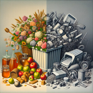 A technological mishap involving a malodorous heap of waste mate...