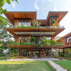 Green building for Kerala, sustainability post for Instagram