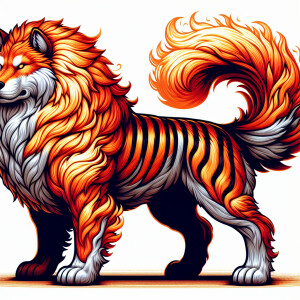 Draw a Arcanine