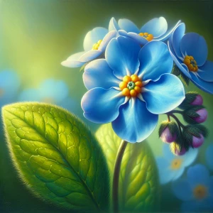 "Envision an oil painting that captures the intricate beauty of...