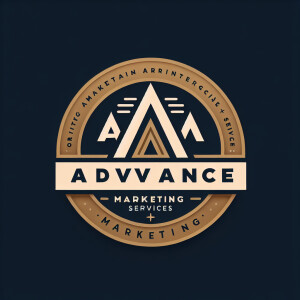 Create a simple and professional logo design for a marketing com...