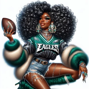 a glamorous & highly detailed full body digital airbrushed image...