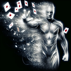 Dazzling 32k masterpiece of Gambit( x-men character) , decked in...