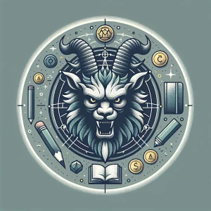 Here's a prompt based on the image:

"Create a circular logo des...