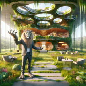 me as an anthropomorphic creature, not of this world, dynamicall...