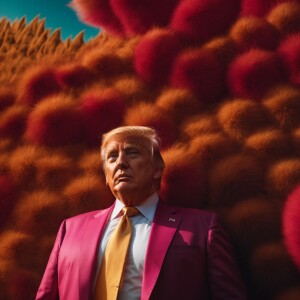 Donald Trump como ardilla híper realista 4k 3D