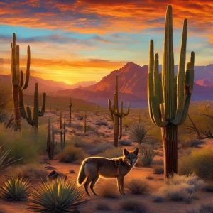 Creating a vivid and detailed prompt for an AI image generator c...