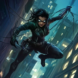 In the world where our valiant superheroine battles injustice wi...