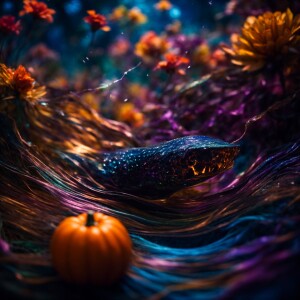 An ethereal sonic symbiote with a shimmering, pulsating presence...