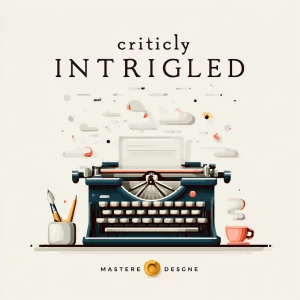 minimalist vector-style illustration of a vintage typewriter wit...