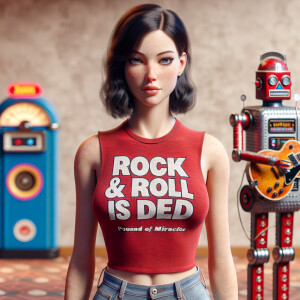 Photorealistic. Gorgeous skinny brunette 27-year-old woman with...