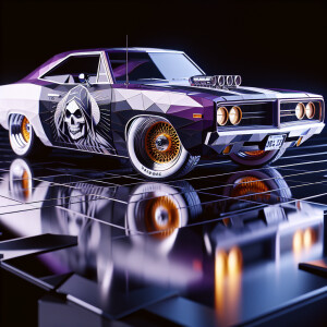 low poly effect photo quality professional Cinematic 225K image...