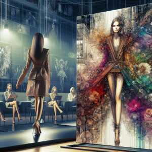 Generate image of a stylish personal assistant