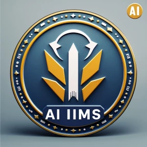 AI coin logo with text "AIMS"