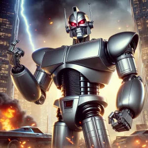 Create an image of Megatron, the iconic leader of the Decepticon...