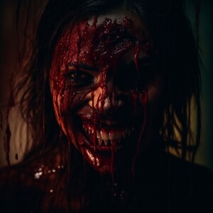 A nightmare’s grin with teeth of bone,
A twisted face, where sha...