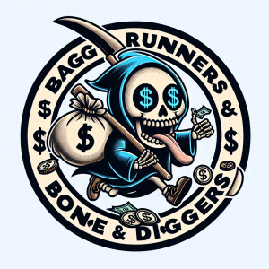 Design a circular logo featuring a cartoon character of a [sexy...