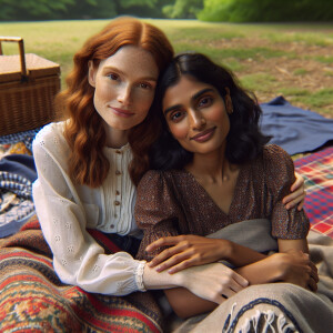 Photorealistic image. High resolution. Light ginger haired , bro...