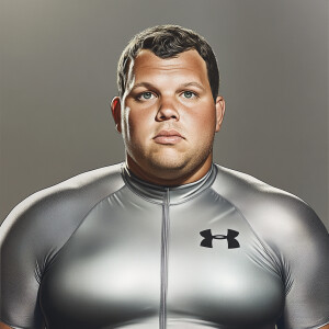 Create a hyper-realistic body  image of Curtis Kowe, a 27-year-o...