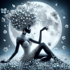"Create an image of your a majestic light skin African-American...