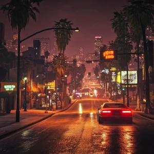 street in GTA style