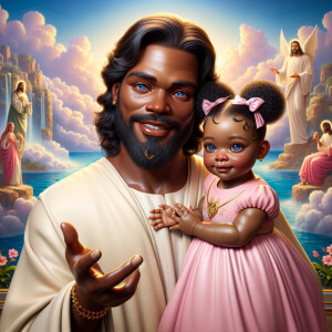 Create a 3D realistic artwork featuring the phrase 'Jesus Saves'...