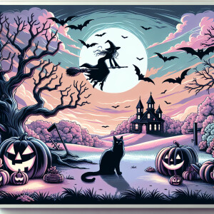 Pastel halloween theme